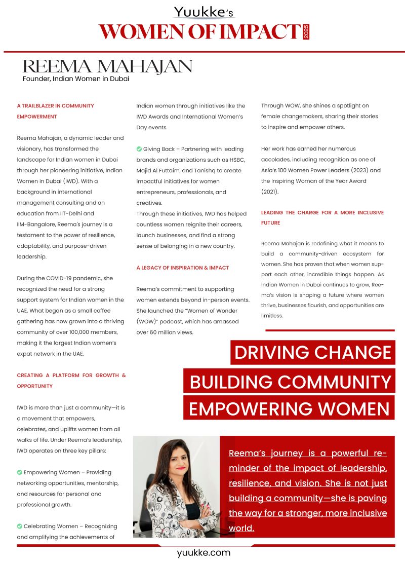 Yuukke’s Women of Impact 2025